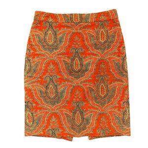 Paisley Pencil Skirt